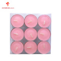 4 Hours Burning Time Tea Light Candles with Scented and Different Color